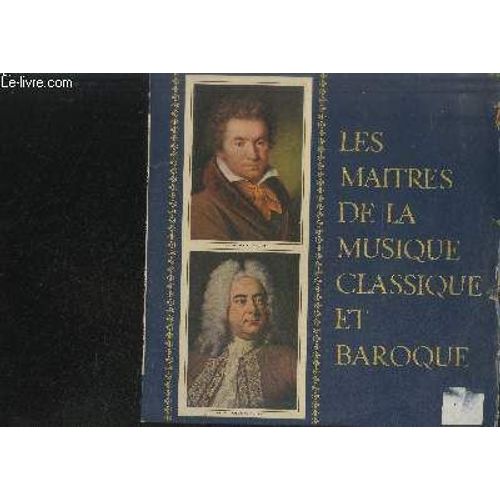 Disque Vinyle 33t : Les Maitres De La Musiqe Classique Et Baroque