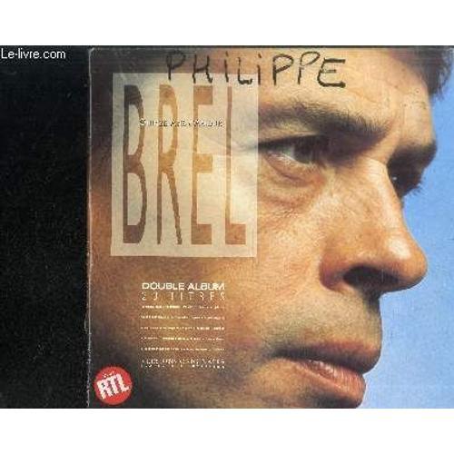 2 Disques Vinyle 33t : Brel Quinze Ans D'amour - Double Album - Grand Jacques (C'est Trop Facile), Quand On N'a Que L'amour, La Valse A Mille Temps, Ne Me Quitte Pas, Les Flamandes, Le Plat ...
