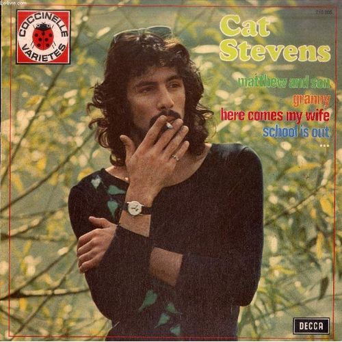 Disque Vinyle 33t : Cat Stevens - Here Comes My Wife, Granny, Matthew And Son, Here Comes My Baby, Lovely City, I'm Gonna Get Me A Gun, I Love My Dog, Kitty, The First Cut Is The Deepest, A ...