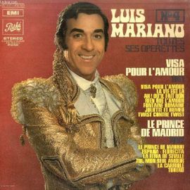 Disque Vinyle 33t : Toutes Ses Operettes, N° 4 - Visa Pour L'amour, La Vie Est Là, Ah ! Qu'il Fait Bon, Rien Que L'amour, Fontaine Romaine, Juliette Et Roméo, Twist Contre Twist, Le Prince ...