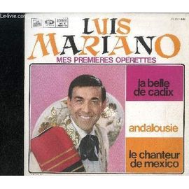 Disque Vinyle 33t : Mes Premieres Operettes - La Belle De Cadix - La Belle De Cadix, Maria Luisa, La Fiesta Bohémienne, Andalousie - Le Marchand D'alcarazas, Ole Torero, Santa Maria ...