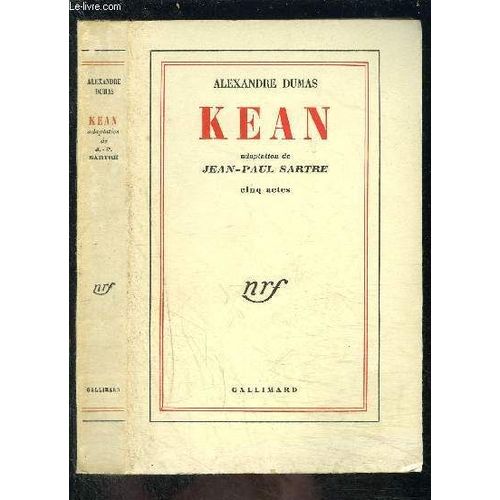 Kean- Adaptation De Jean- Paul Sartre- Cinq Actes