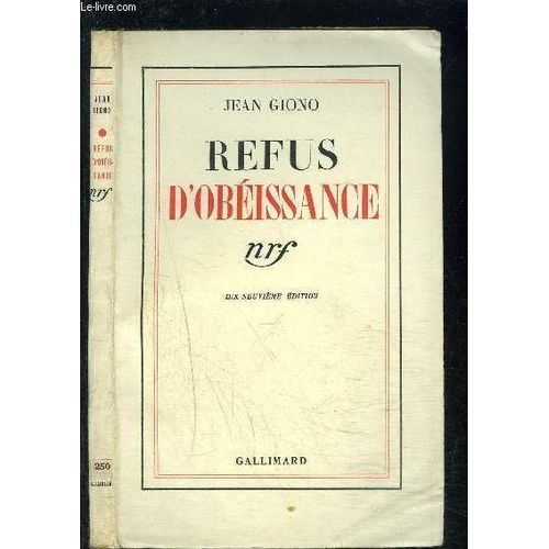 Refus D Obeissance