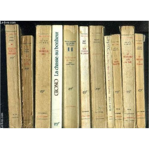1 Lot De 11 Livres: Batailles Dans La Montagne- Le Bonheur Fou- Le Chant Du Monde- La Chasse Au Bonheur- Le Desastre De Pavie- Deux Cavaliers De L Orage- L Eau Vive- Ennemonde Et Autres ...