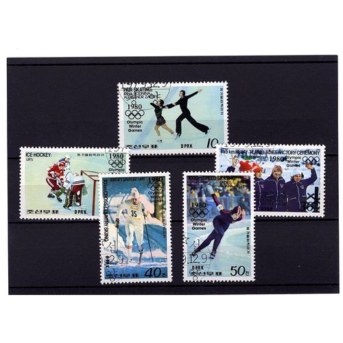 Corée Du Nord. Série Complète Jeux D'hiver 80. (Lot35)