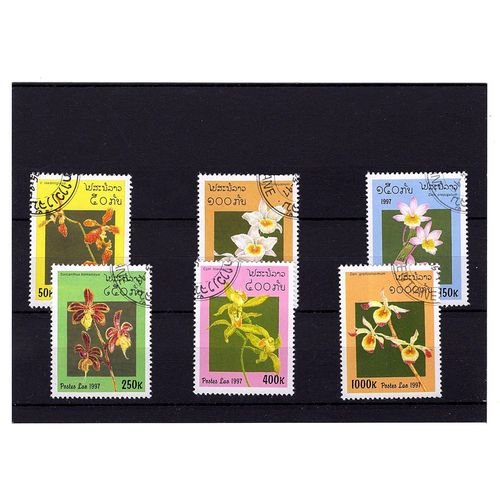 Laos. Série Complète Fleurs 1997 (Lot39)