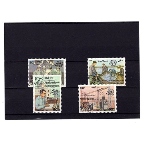 Laos. Série Complète 1990. Nations Unies. (Lot37)