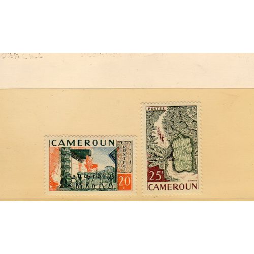 Timbres-Poste Du Cameroun (Production Bananière)
