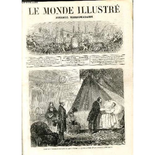Le Monde Illustre N°218 Le Roi Victor-Emmanuel Venant Visiter Le Comte De Cavour À Ses Derniers Moments