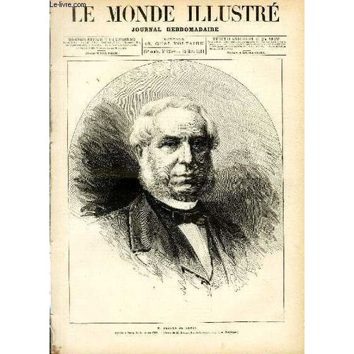 Le Monde Illustre N°1250 M. Drouyn De Lhuys
