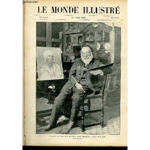 Le Monde Illustre N°2572 Jules Breton, Dans L'atelier De Sa Fille, Madame Virginie Demont-Breton, À Wissant (Pas-De-Calais)