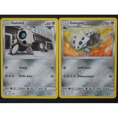 Invasion Carmin - Galekid (65) + Galegon (66/111)