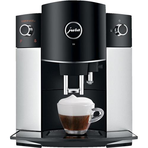 Jura D6 - Machine à café automatique avec buse vapeur "Cappuccino" - 15 bar - platine