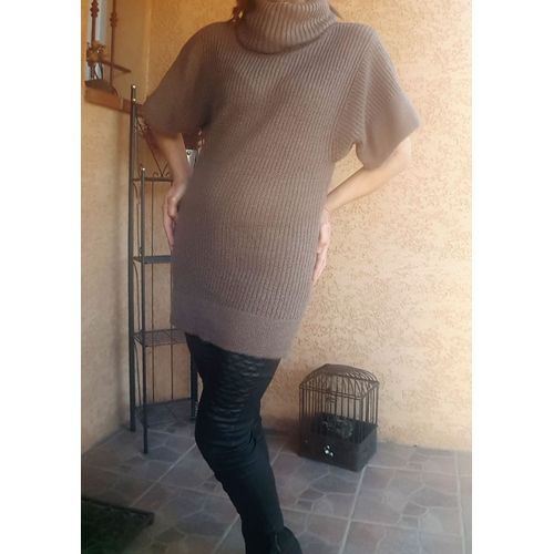 Pull Demi-Manches Kimono Grand Col
