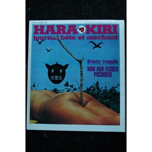 Hara Kiri 200 Delfeil De Ton Choron Reiser Cavanna Copi Coureuil