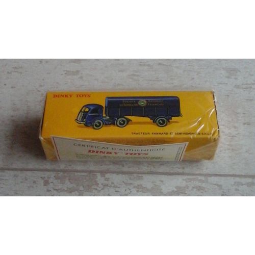 Tracteur Panhard Et Semi-Remorque Sncf-Dinky Toys