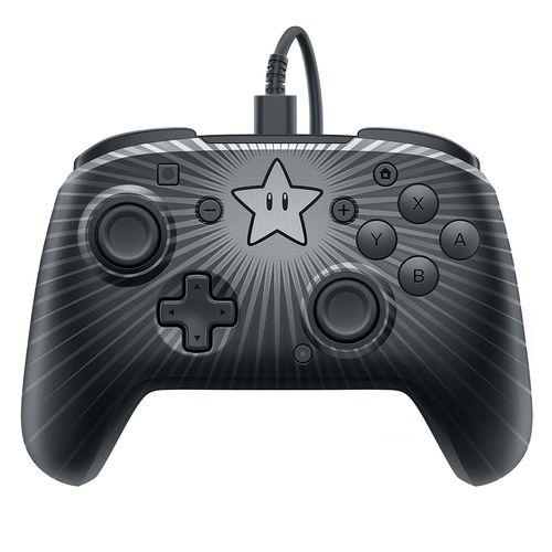 Manette Filaire Pdp Faceoff Pour Nintendo Switch - Super Mario Star Edition