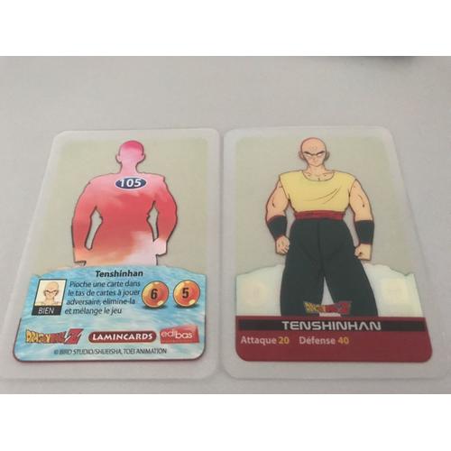 Carte Dragon Ball 105 Lamincards Part 1 Tenshinhan Transparente Edibas 2008