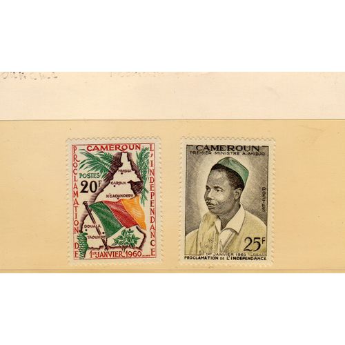 Timbres-Poste Du Cameroun (Proclamation De La République)
