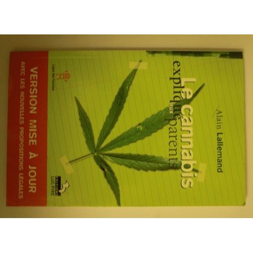 Le Cannabis Expliqué Aux Parents