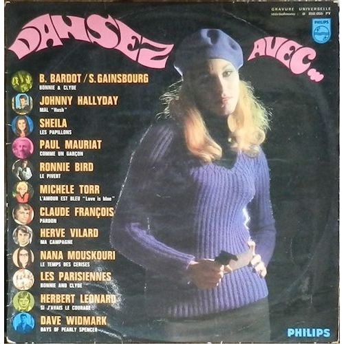 Dansez Avec.. (Johnny Hallyday, Sheila, Ronnie Bird, Brigitte Bardot Et Serge Gainsbourg, Dave Widmark, Les Parisiennes...)