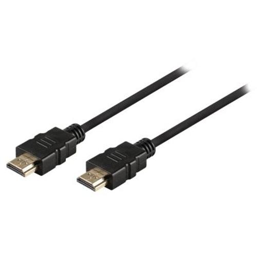 Câble HDMI avec Ethernet haute vitesse 0.50 m Noir Connectland