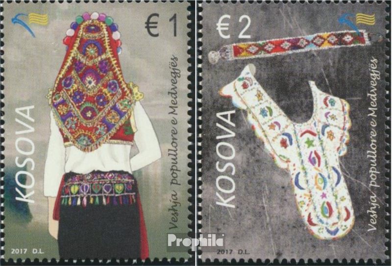 Kosovo 399-400 (Complète Edition) Neuf Avec Gomme Originale 2017 Costumes