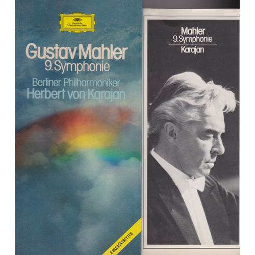 Coffret 2 Cassettes Audio -Livret - Gustav Mahler La 9e Symphonie -Berliner Philharmoniker Herbert Von Karajan -