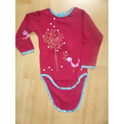 Body Du Pareil Au Même Coton 18 Mois Rouge