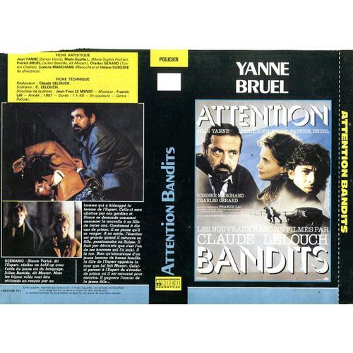 Deux Jaquettes Pour V H S - " Attention Bandits " - Yanne / Bruel / " L' Empire Contre Attaque " - Ford + " Cher Papa " - Gassman