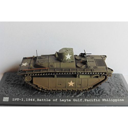 Lvt A-1 Water 1944 Battle Of Leyte Gulf Buffalo Warmaster Tk0017 1/72 Char Tank