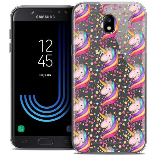 Caseink Caseink Coque Pour Samsung Galaxy J5 2017 J530 (5.2 ) Housse Etui [Crystal Gel Motif Hd Collection Fantasia Design Licorne Etoilée - Souple - Ultra Fin - Imprimé En France]