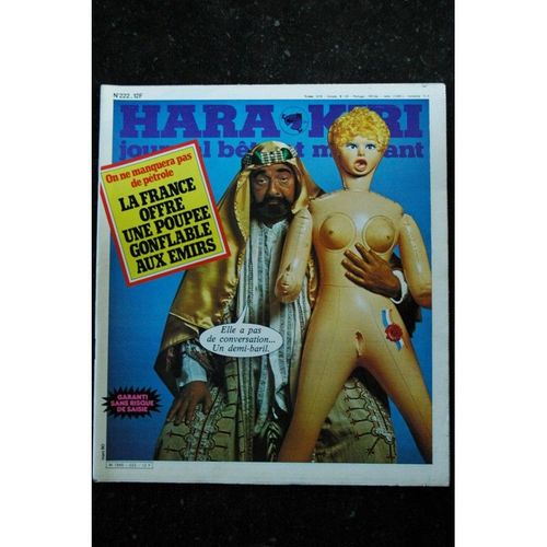 Hara Kiri 222 Mars 1980 Reiser Choron Eddy Mitchell Cavanna Dick Talon Autheman