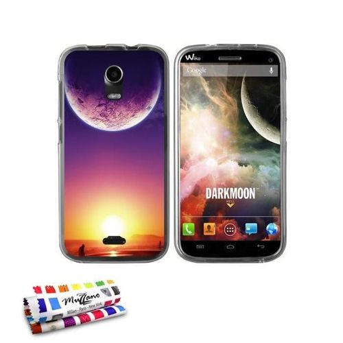 Coque Case Wiko Darkmoon Crepuscule Contour Gros Silicone Souple (Tpu)