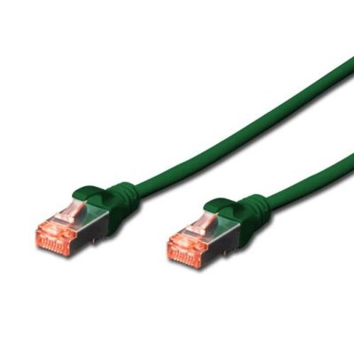 Câble Rj45 droit cat6 blinde 15m vert Connectland