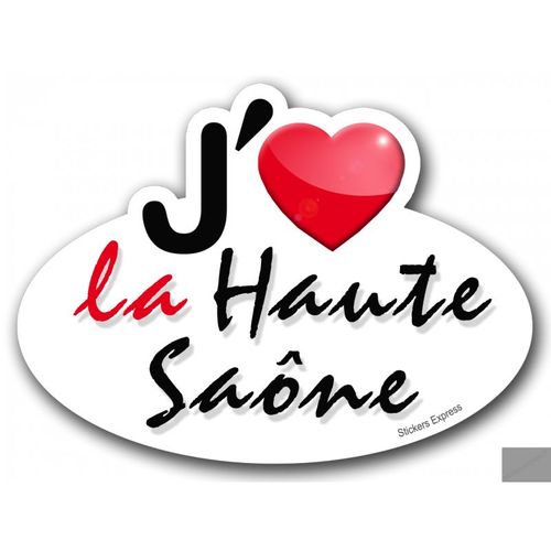 J'aime La Haute-Saône (15x11cm) - Sticker/Autocollant