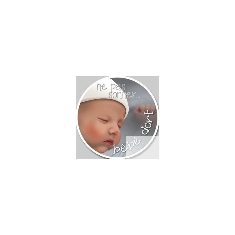 Sticker Autocollant Ne Pas Sonner Bebe Dort 10cm Rakuten