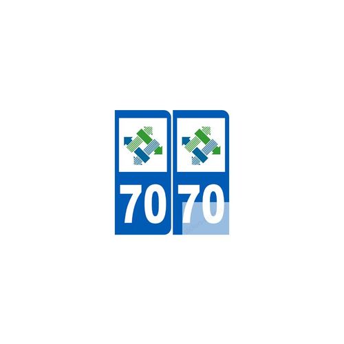 Immatriculation 70 (Haute-Saône) - Sticker/Autocollant