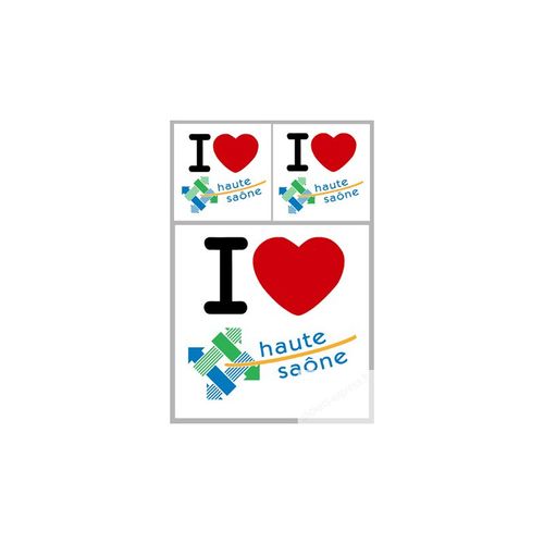 Département 70 La Haute Saône (1fois 10cm 2fois 5cm) - Sticker/Autocollant