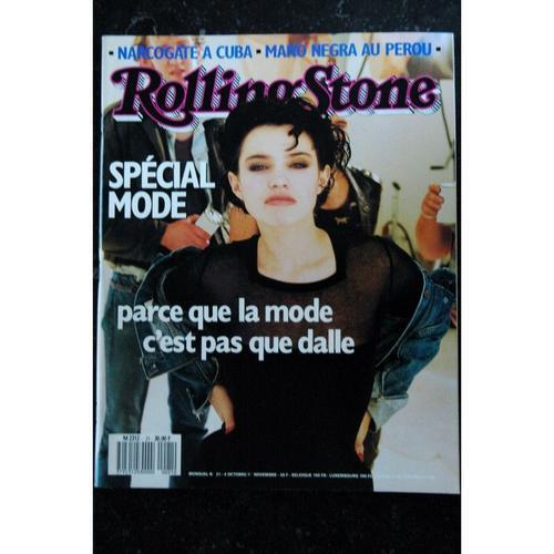 Rolling Stone 021 N° 21 Béatrice Dalle Special Mode Mano Negra Ray Lema Lanois