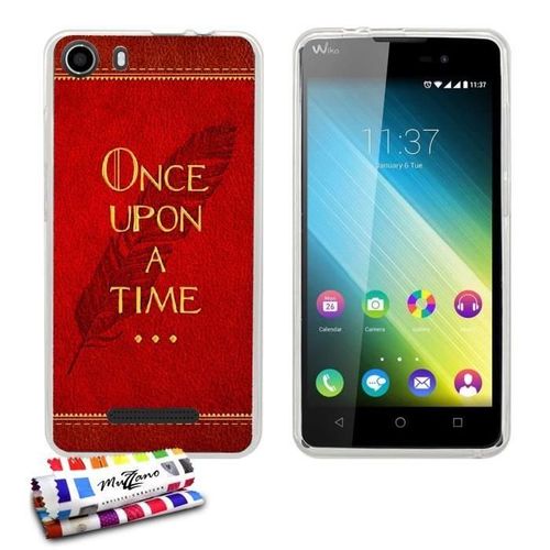 Coque Case Wiko Lenny 2 Once Upon A Time Contour Transparent Silicone Souple (Tpu)