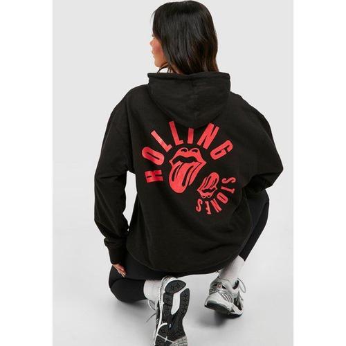 Rolling Stones Licence Back Print Oversized Hoodie - Noir - M