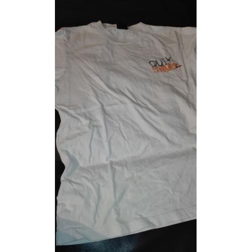 T-Shirt Quiksilver Coton 12 Ans Blanc