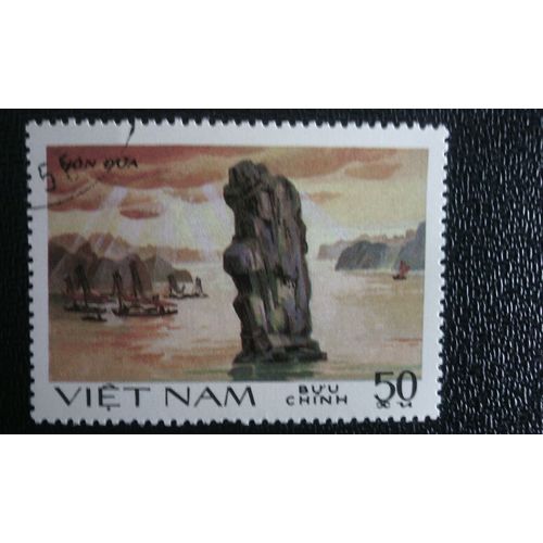 Timbre Vietnam (Mi 1469 ) 1984 Scènes De La Baie De Ha Long