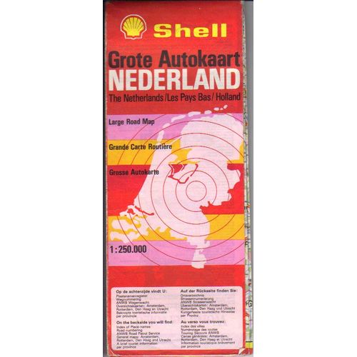 Carte Routiere Pays Bas / Nederland / Grote Autokaart / Netherlands / Pays Bas / Hollande