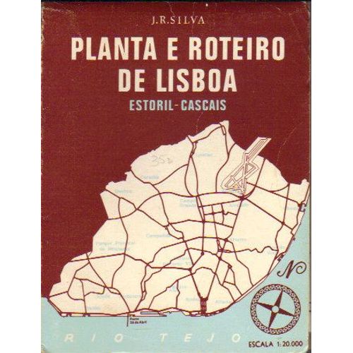 Carte Routiere / Plan De Lisbonne / Lisboa Planta E Roteiro De Lisboa