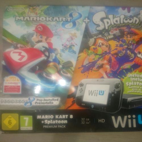 Console Wii U Avec Mario Kart 8 Et Splatoon