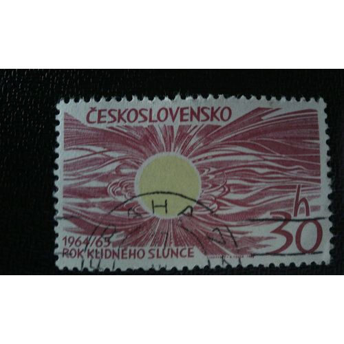 Timbre Tchécoslovaquie (Yt 1382 ) 1965 Recherche De L'espace