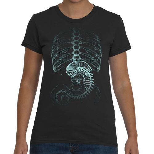 t shirt alien femme