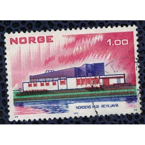 Norvège 1973 Oblitéré Used Nordens Hus Maison Nordique Reykjavik Su